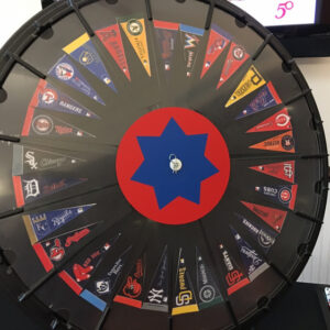 Money Wheel - 3 Foot Sports Pennant